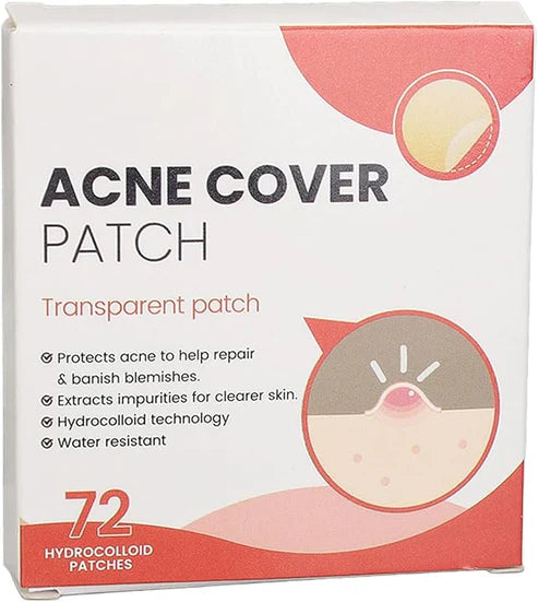 Acne Transparent Cover Patch (72pcs) – Invisible Spot Treatment for Pimples & Blemishes