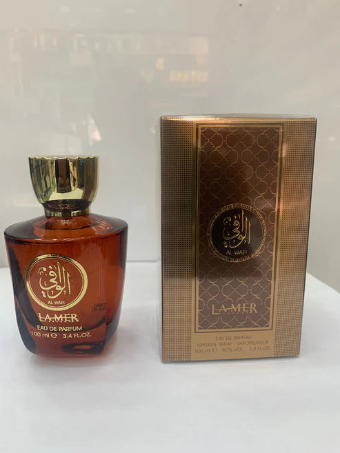 Al-Wafi Eau de Parfum – Unisex Oriental Fragrance with Spicy, Floral & Woody Notes 100ml