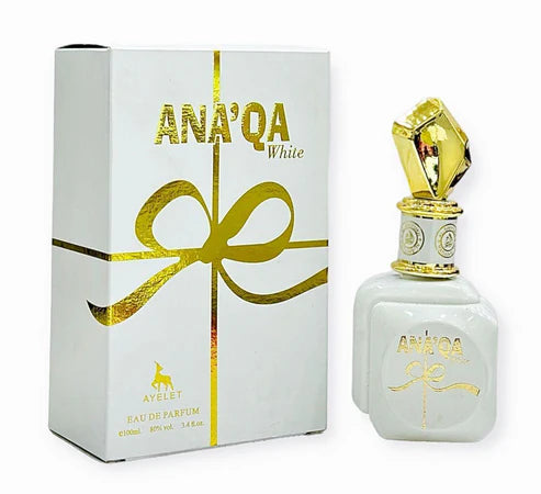 Ana’Qa White Perfume – Elegant Unisex Fragrance with a Fresh, Luxurious Touch 100ml