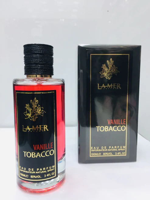 Vanille Tobacco Eau de Parfum – Unisex Fragrance with Tobacco, Vanilla & Spicy Notes 100ml