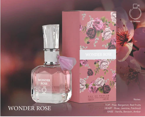 Wonder Rose Eau de Toilette (Original) – Enchanting Fruity Floral Fragrance for Women 100ml